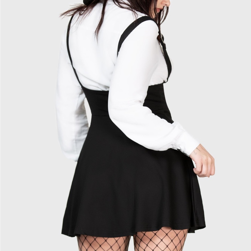 Killstar SUSPEND ME STATEMENT SKIRT skater skirt - Picture 3 of 3